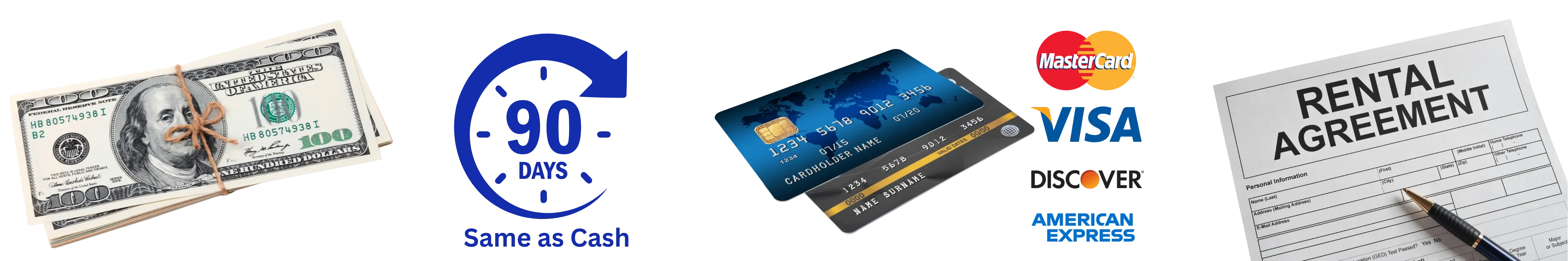 Payment options described as pictures