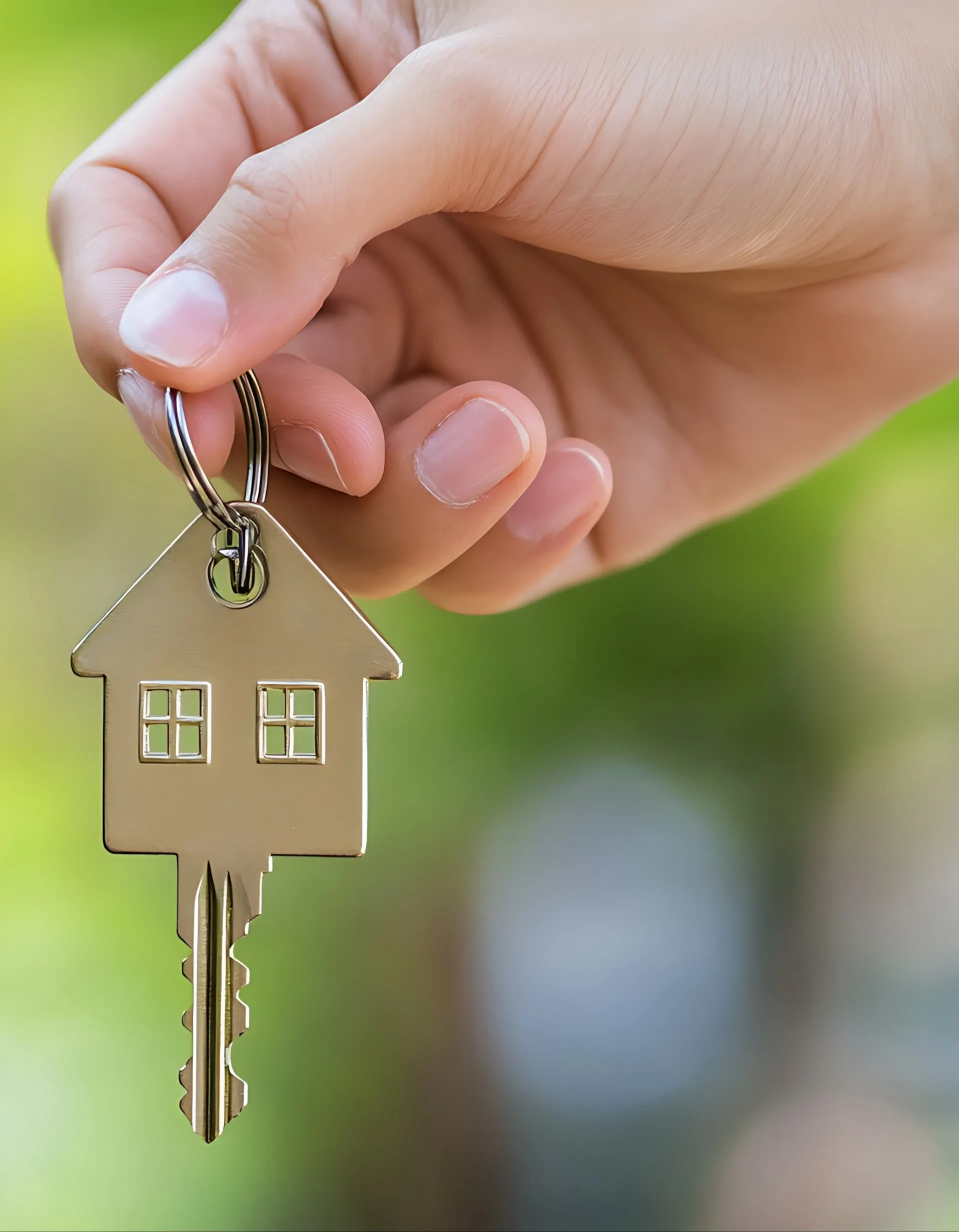 a hand holding a key