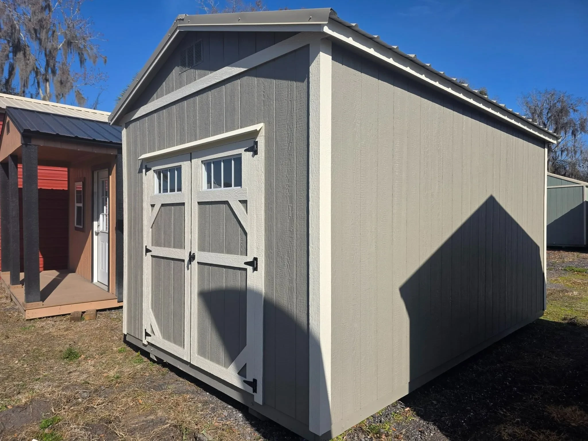 Side profile of 10x16 Garden Shed