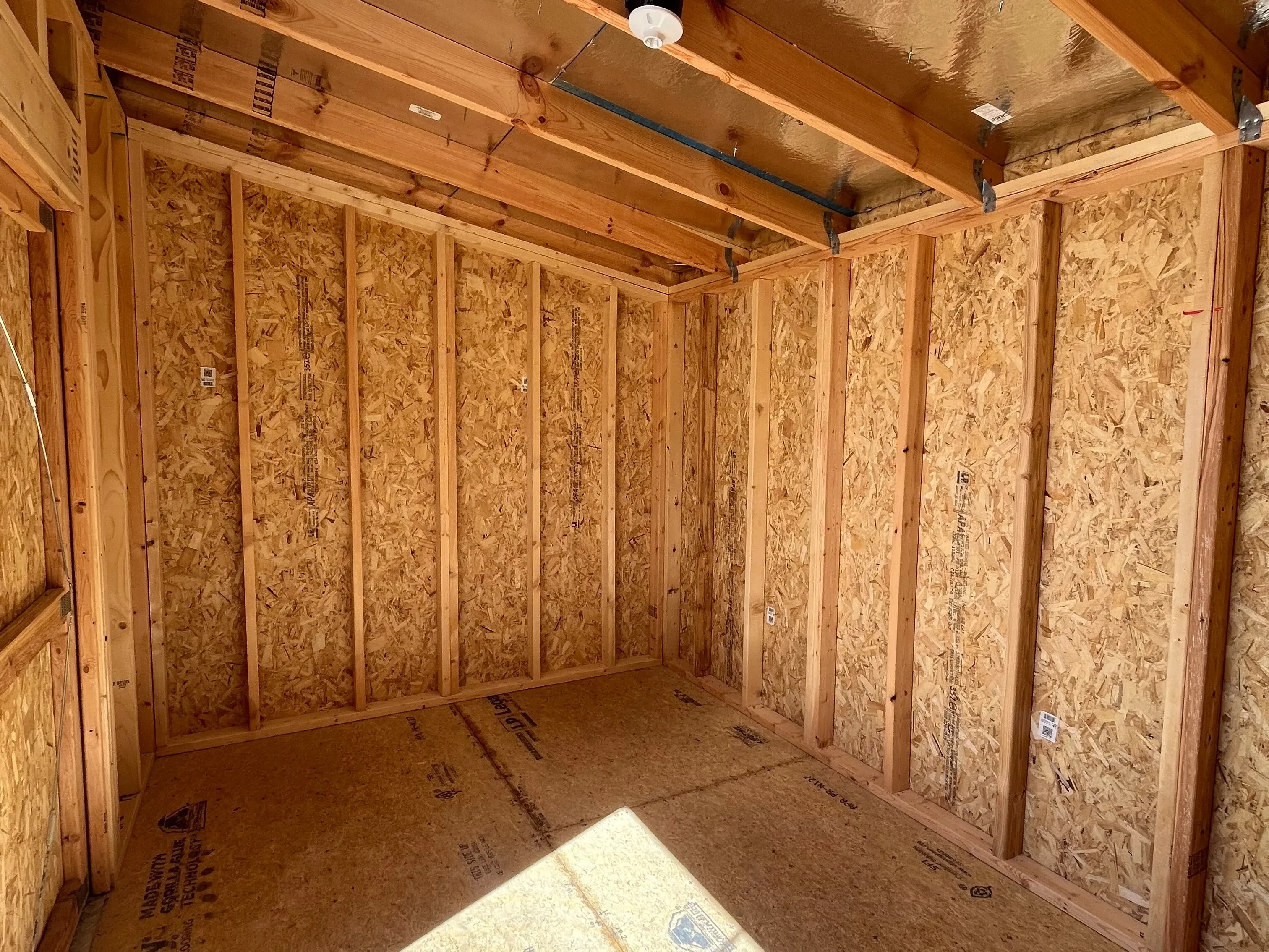 Interior view of an 8x12 urban