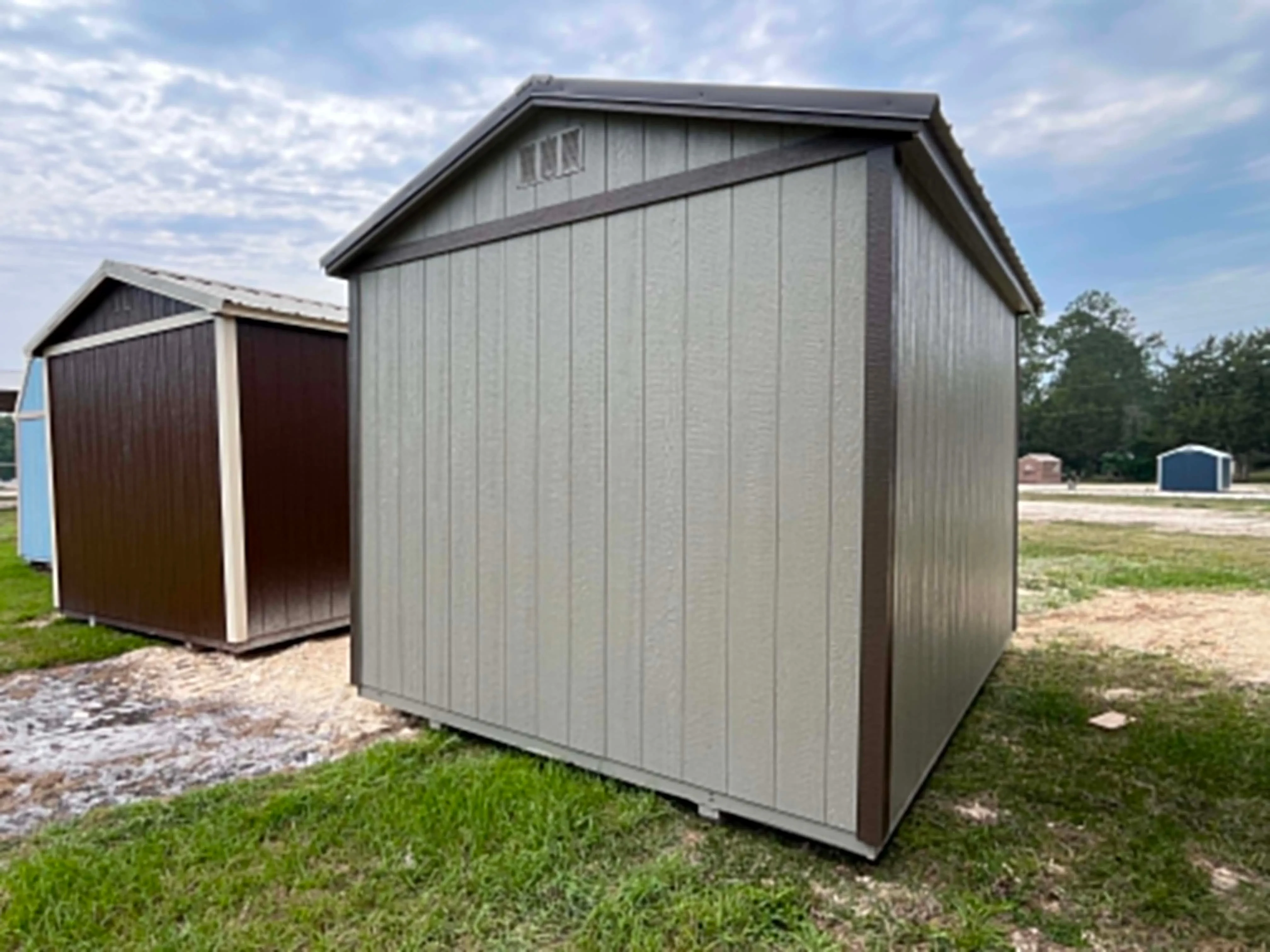 Exterior rear or a 10x12 garden shed