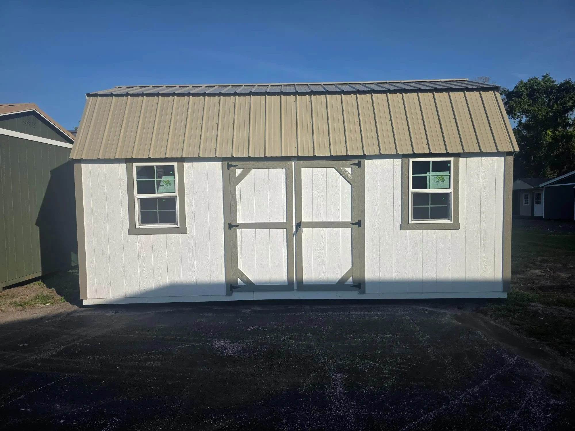 Exterior 10x20 Lofted Barn Workshop