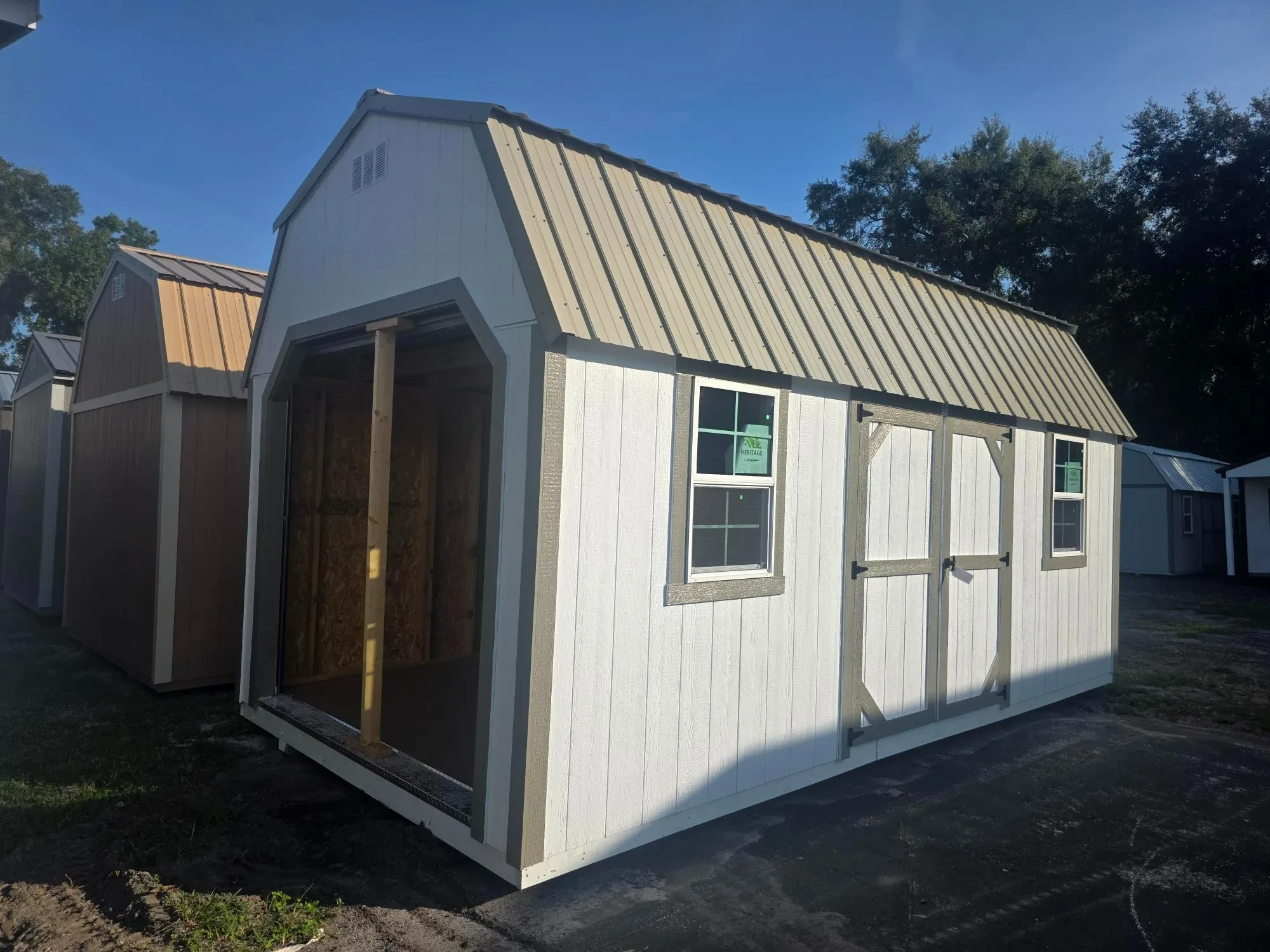 Exterior 2 10x20 Lofted Barn Workshop