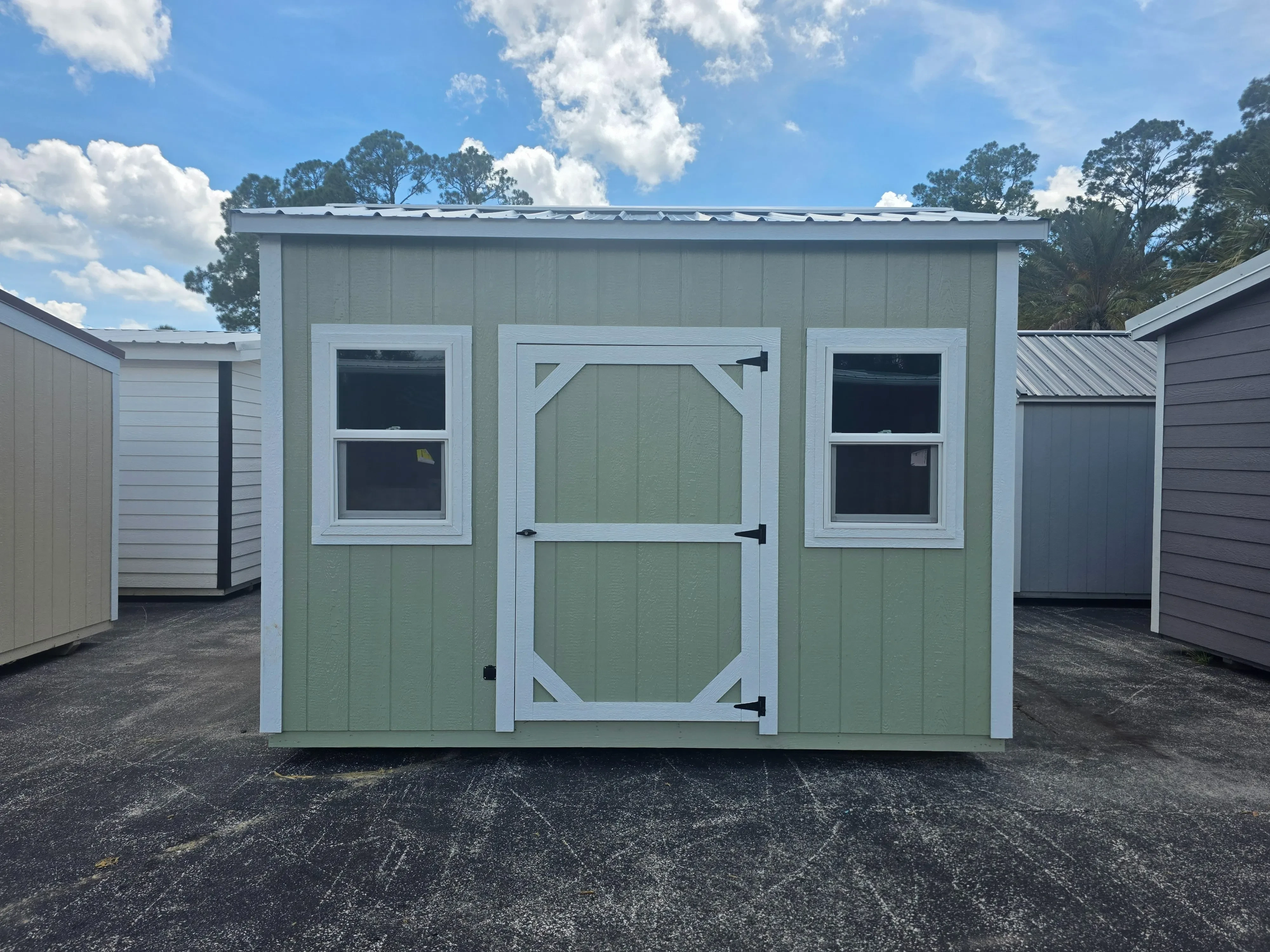 Exterior 8x12 Side Garden Shed
