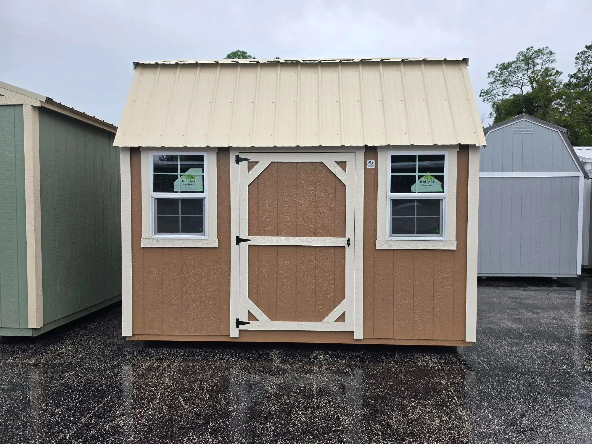 Exterior of 8x12 Side Lofted Barn